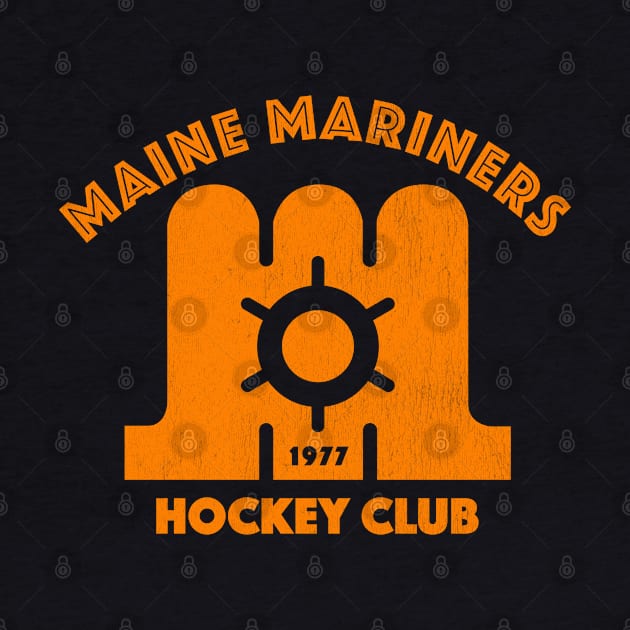 Vintage Maine Mariners Hockey 1977 by LocalZonly